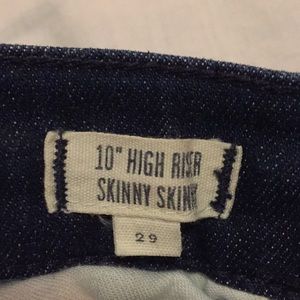 10" high rise Madewell jeans